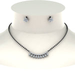 Load image into Gallery viewer, Peardrop-Diamond-Mangalsutra-Set
