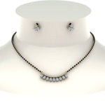 Load image into Gallery viewer, Peardrop-Diamond-Mangalsutra-Set