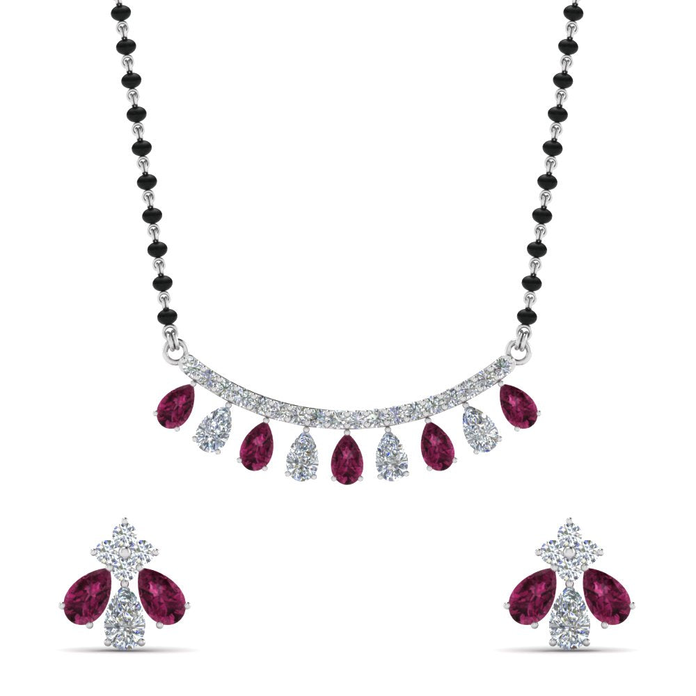 Peardrop-Diamond-Mangalsutra-Set-With-Pink-Sapphire