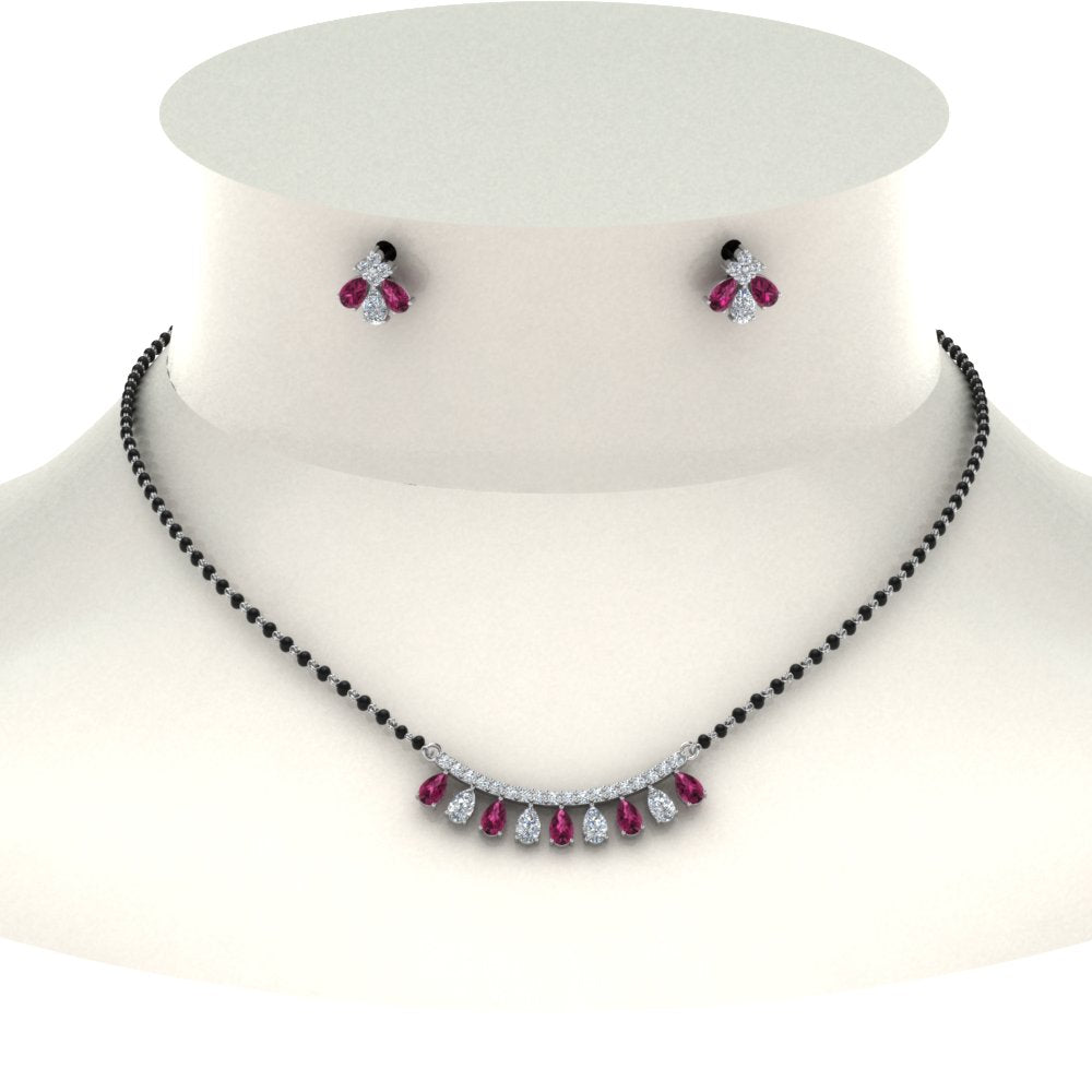 Peardrop-Diamond-Mangalsutra-Set-With-Pink-Sapphire