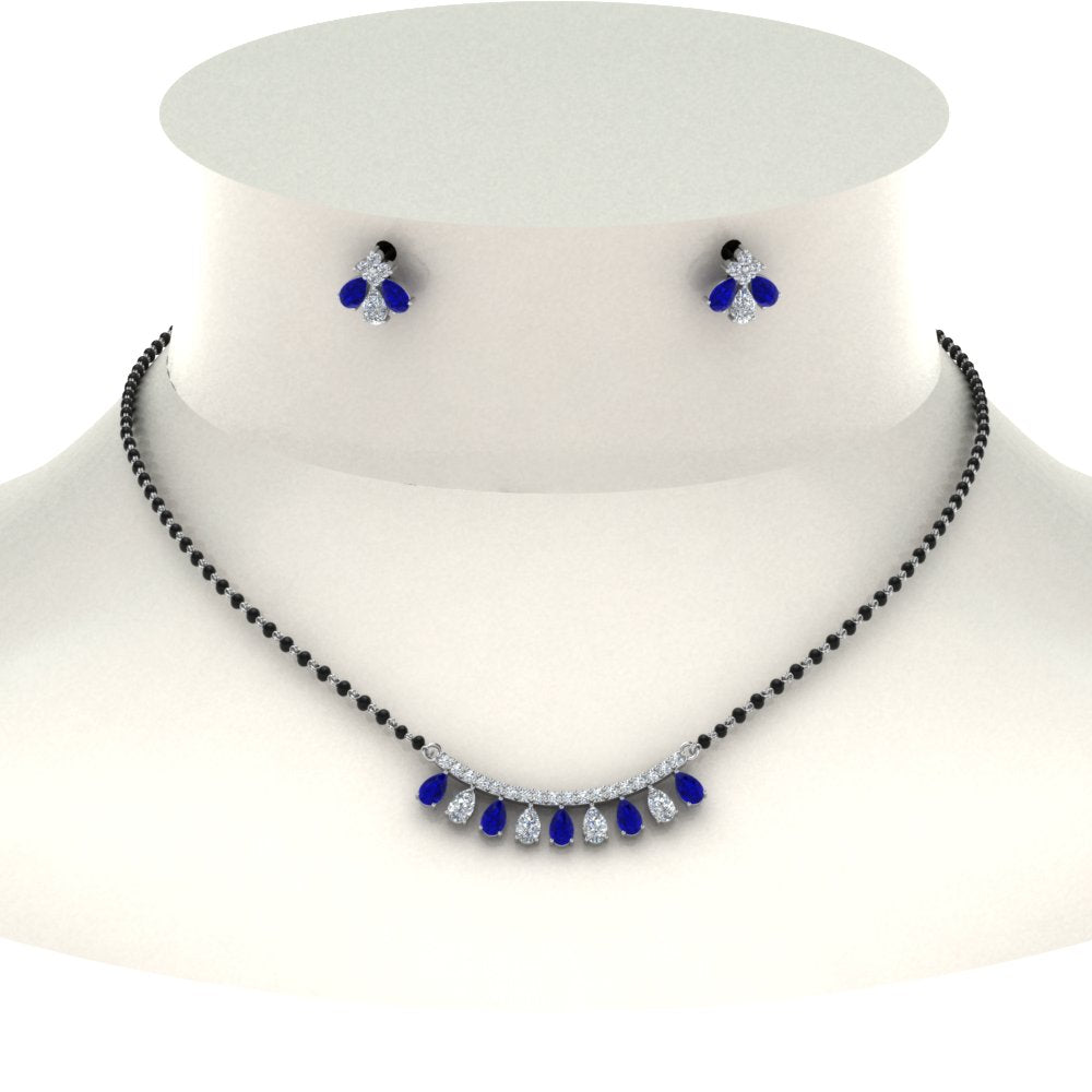 Peardrop-Diamond-Mangalsutra-Set-With-Sapphire