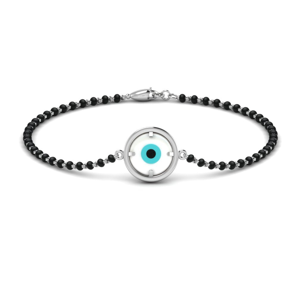Round Evil Eye Bracelet Mangalsutra