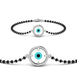 Load image into Gallery viewer, Round Evil Eye Bracelet Mangalsutra