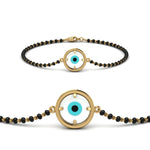 Load image into Gallery viewer, Round Evil Eye Bracelet Mangalsutra