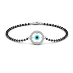 Load image into Gallery viewer, Round Evil Eye Mangalsutra Bracelet With Diamond