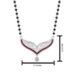 Load image into Gallery viewer, Ruby-Filigree-Tanmaniya-Mangalsutra