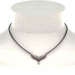Load image into Gallery viewer, Ruby-Filigree-Tanmaniya-Mangalsutra