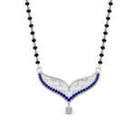 Load image into Gallery viewer, Sapphire-Filigree-Tanmaniya-Mangalsutra