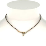 Load image into Gallery viewer, Short-Diamond-Mangalsutra
