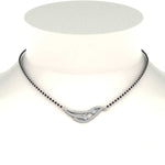 Load image into Gallery viewer, Simple-Diamond-Mangalsutra-With-Beads