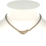 Load image into Gallery viewer, Simple-Diamond-Mangalsutra-With-Beads