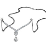 Load image into Gallery viewer, Simple-Diamond-Pendant-Mangalsutra