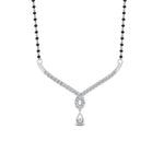 Load image into Gallery viewer, Simple-Diamond-Pendant-Mangalsutra