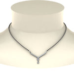 Load image into Gallery viewer, Simple-Diamond-Pendant-Mangalsutra