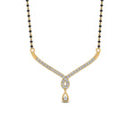 Load image into Gallery viewer, Simple-Diamond-Pendant-Mangalsutra