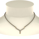 Load image into Gallery viewer, Simple-Diamond-Pendant-Mangalsutra
