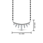 Load image into Gallery viewer, Simple-Drops-Diamond-Mangalsutra