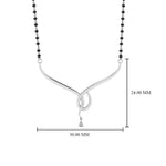 Load image into Gallery viewer, Single-Diamond-Mangalsutra