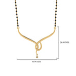 Load image into Gallery viewer, Single-Diamond-Mangalsutra