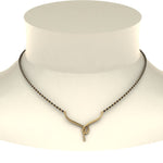 Load image into Gallery viewer, Single-Diamond-Mangalsutra