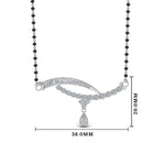 Load image into Gallery viewer, Small Diamond Pendant Mangalsutra