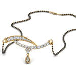 Load image into Gallery viewer, Small-Diamond-Pendant-Mangalsutra