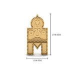 Load image into Gallery viewer, Sun Moon Design Thali Pendant