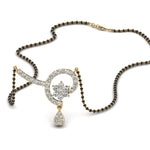 Load image into Gallery viewer, Swirl-Diamond-Mangalsutra-For-Women