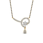 Load image into Gallery viewer, Swirl-Diamond-Mangalsutra-For-Women