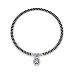 Load image into Gallery viewer, Teardrop Halo Diamond Bracelet Mangalsutra