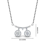 Load image into Gallery viewer, Telugu-Diamond-Mangalsutra-With-Beads