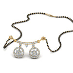 Load image into Gallery viewer, Telugu-Diamond-Mangalsutra-With-Beads