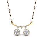 Load image into Gallery viewer, Telugu-Diamond-Mangalsutra-With-Beads