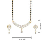 Load image into Gallery viewer, Traditional-Diamond-Drop-Mangalsutra
