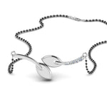 Load image into Gallery viewer, Twist-Petal-Diamond-Mangalsutra