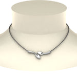 Load image into Gallery viewer, Twist-Petal-Diamond-Mangalsutra