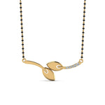 Load image into Gallery viewer, Twist-Petal-Diamond-Mangalsutra