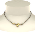 Load image into Gallery viewer, Twist-Petal-Diamond-Mangalsutra