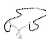 Load image into Gallery viewer, Twisted-Cross-Diamond-Mangalsutra