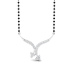 Load image into Gallery viewer, Twisted-Cross-Diamond-Mangalsutra