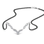 Load image into Gallery viewer, Twisted-Diamond-Necklace-Mangalsutra