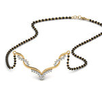 Load image into Gallery viewer, Twisted-Diamond-Necklace-Mangalsutra
