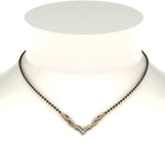 Load image into Gallery viewer, Twisted-Diamond-Necklace-Mangalsutra