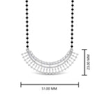Load image into Gallery viewer, U-Shaped-Big-Diamond-Mangalsutra