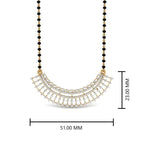 Load image into Gallery viewer, U-Shaped-Big-Diamond-Mangalsutra