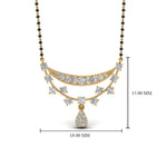 Load image into Gallery viewer, Unique-Design-Diamond-Mangalsutra