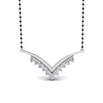 Load image into Gallery viewer, V-Design-Diamond-Mangalsutra
