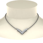 Load image into Gallery viewer, V-Design-Diamond-Mangalsutra