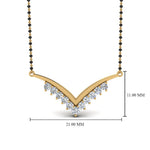 Load image into Gallery viewer, V-Design-Diamond-Mangalsutra