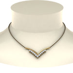 Load image into Gallery viewer, V-Design-Diamond-Mangalsutra